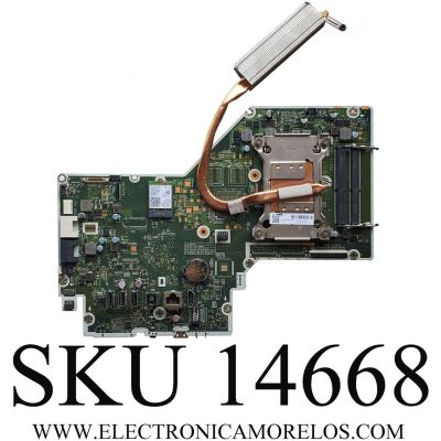 TARJETA MADRE PARA COMPUTADORA HP TODO EN UNO DE ESCRITORIO 27'' / NUMERO DE PARTE DA0N83MB6G0 REV:G / PGBL0C / 8J921UT / N8302H0G3B /  PROCESADOR INTEGRADO 2.8 GHz Intel Core i7 de la sexta generación / MODELO HP PAVILION 27-A010 / 27''	